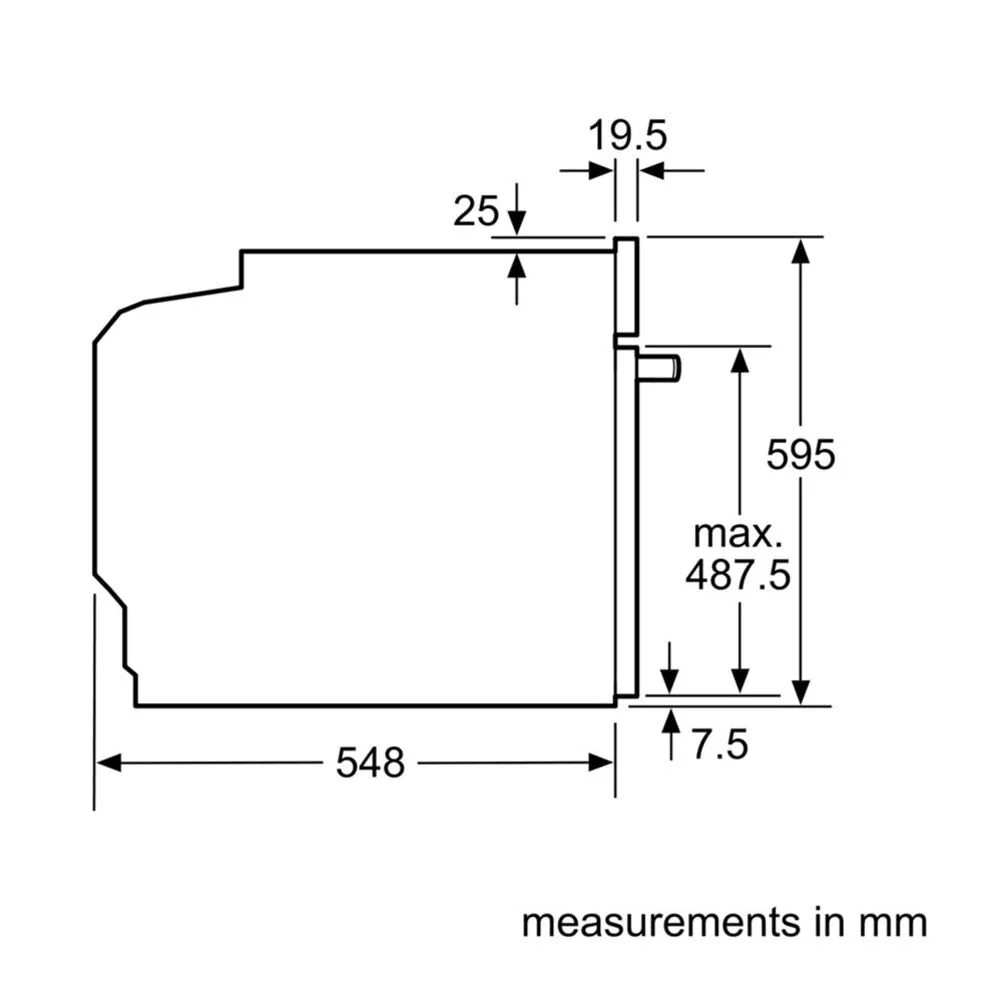 Bosch 220 volt Built in Oven HBS534BSOB 24