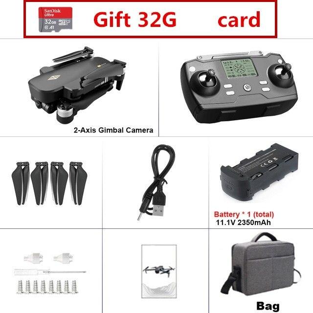 8811 Pro Drone With 32G/64 TF SD Card - 5G WIFI FPV RTR  With 6K HD Camera  2-Axis Anti-Shake Self-Stabilizing Gimbal Dron Professional Camera Drone