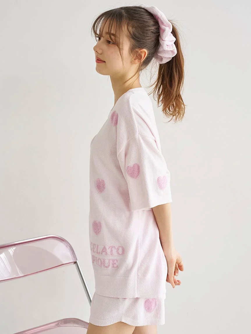 Heart Jacquard Pullover