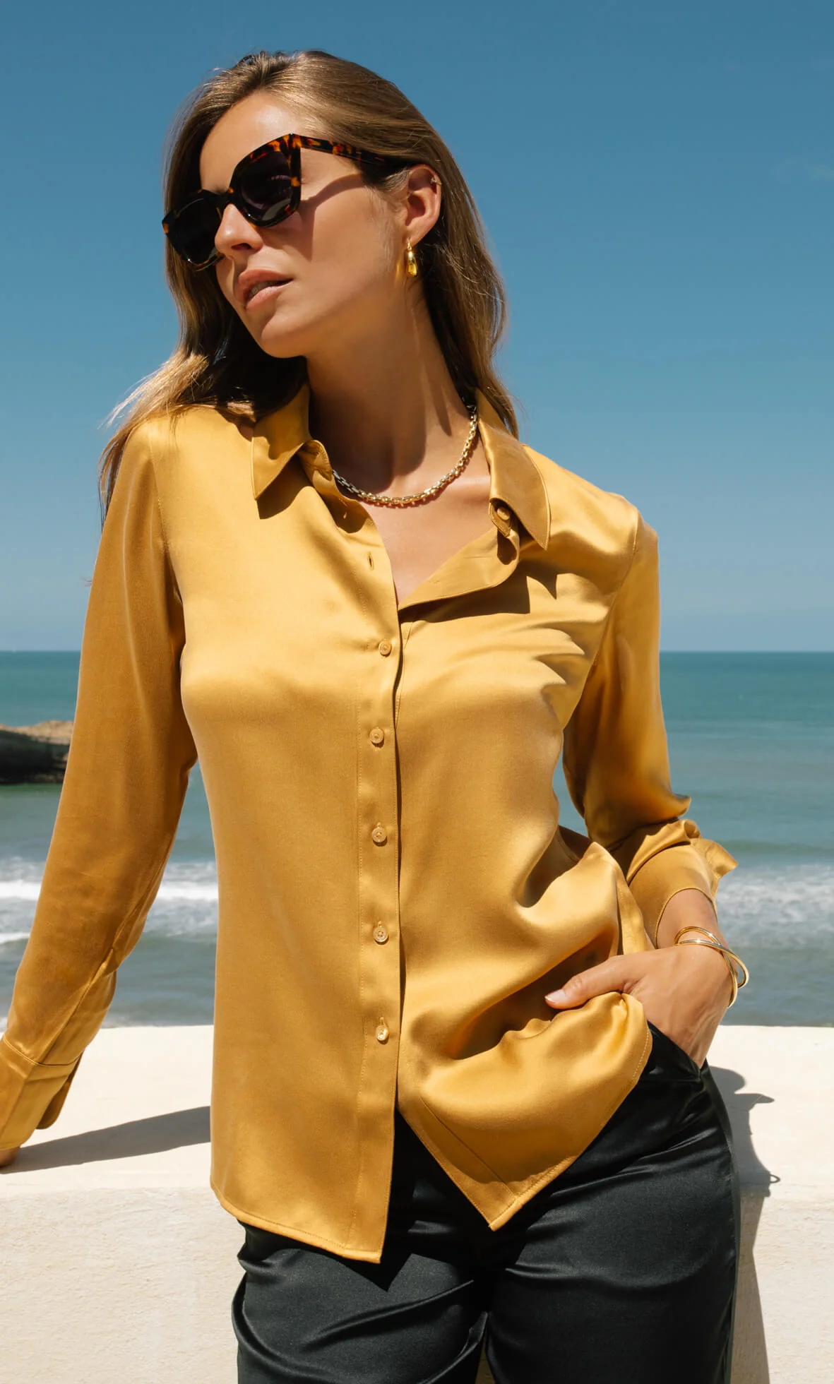 Monaco Silk Blouse