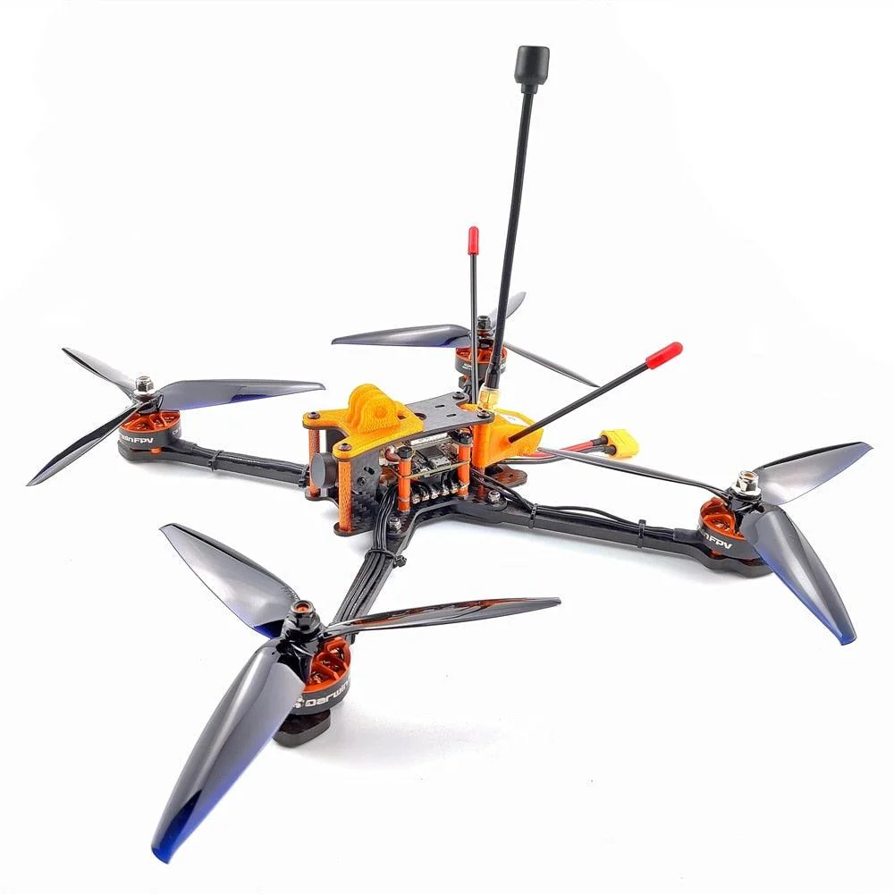 DarwinFPV Darwin129 FPV Drone - 280mm 7 Inch  F4 OSD 50A BLHeli_S  Dshot600  800mW 1500TVL Quadcopters