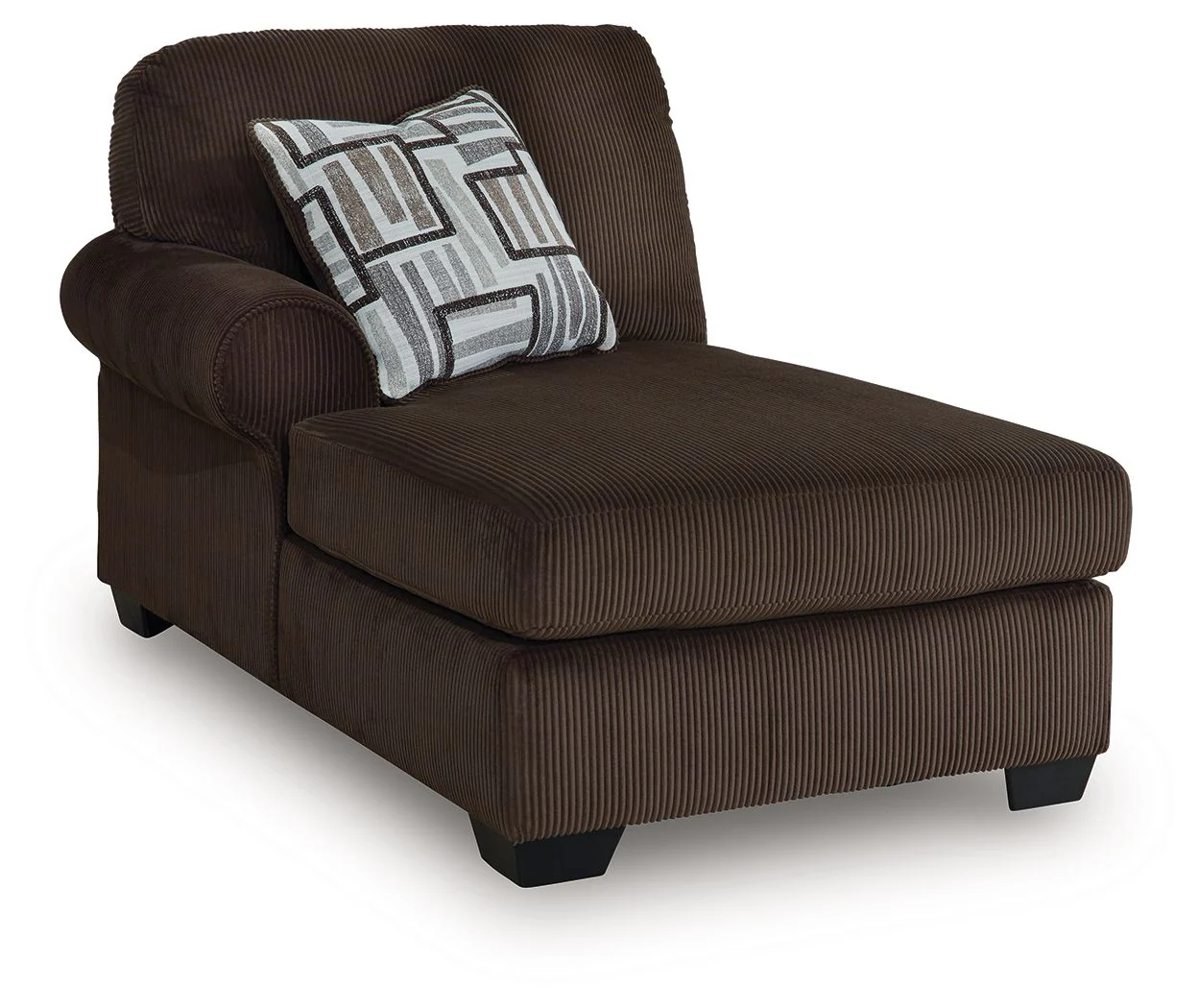 Kimlee - LAF Corner Chaise - Chocolate