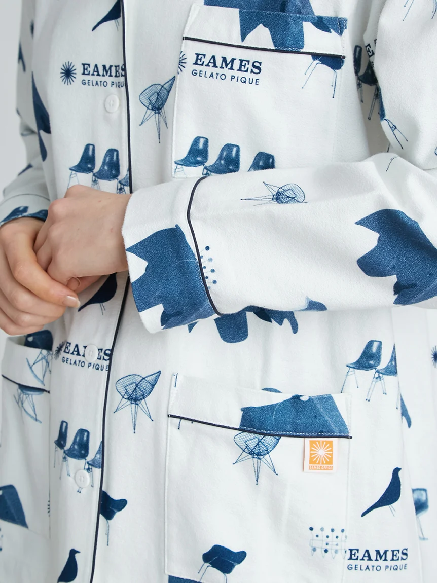 EAMES Chair Motif Women's Sleepwear Shirts