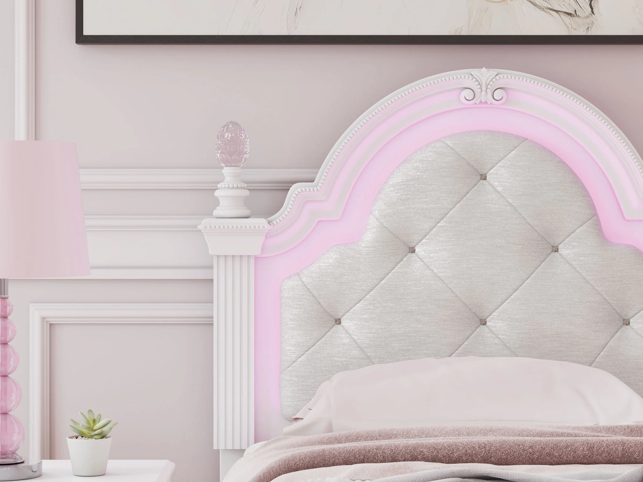 Kozlani - Upholstered Panel Headboard