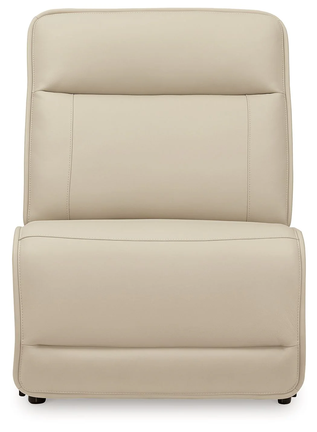 Double Deal - Armless Chair - Almond