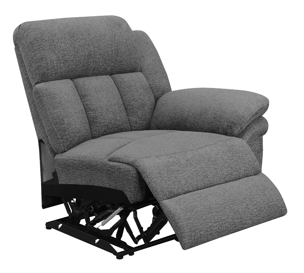 Bahrain UpholsteredRecliner Charcoal