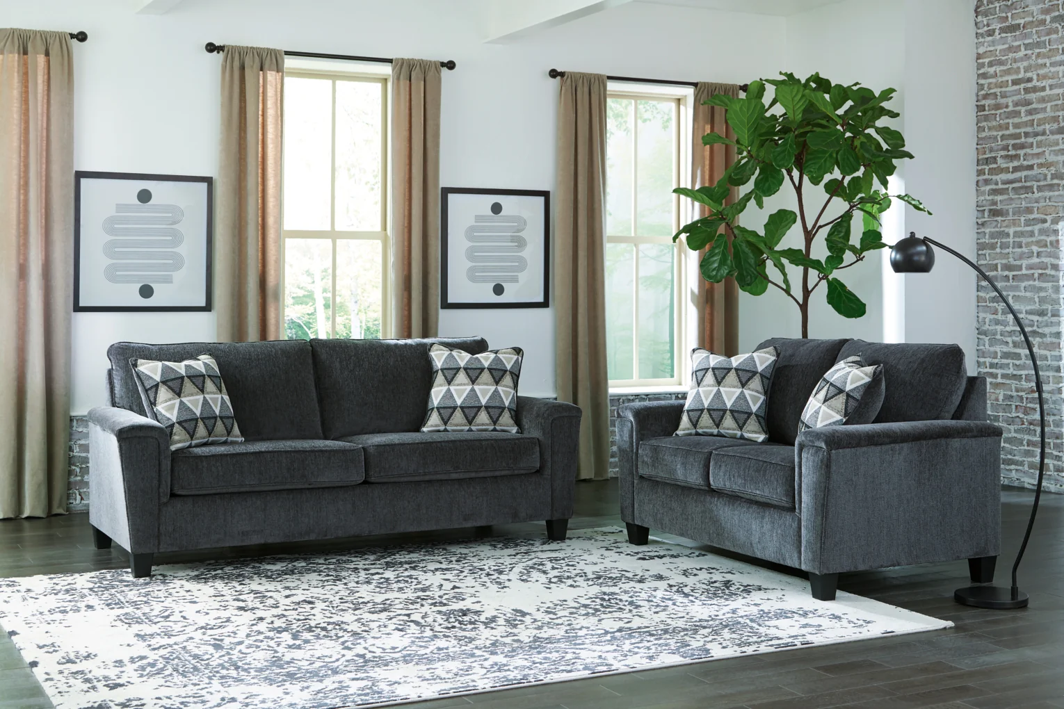 Abinger Sofa, Loveseat, Chair and Ottoman