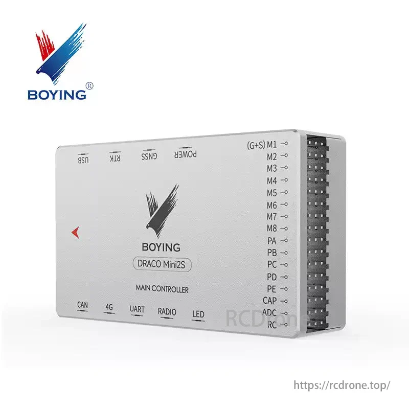 BOYING DRACO Series Industrial Drone Autopilot Flight Controller – Modular PX4-Compatible System for Multirotor UAVs with GNSS, RTK, CAN Bus, S.BUS Receiver, and Built-in Power Options