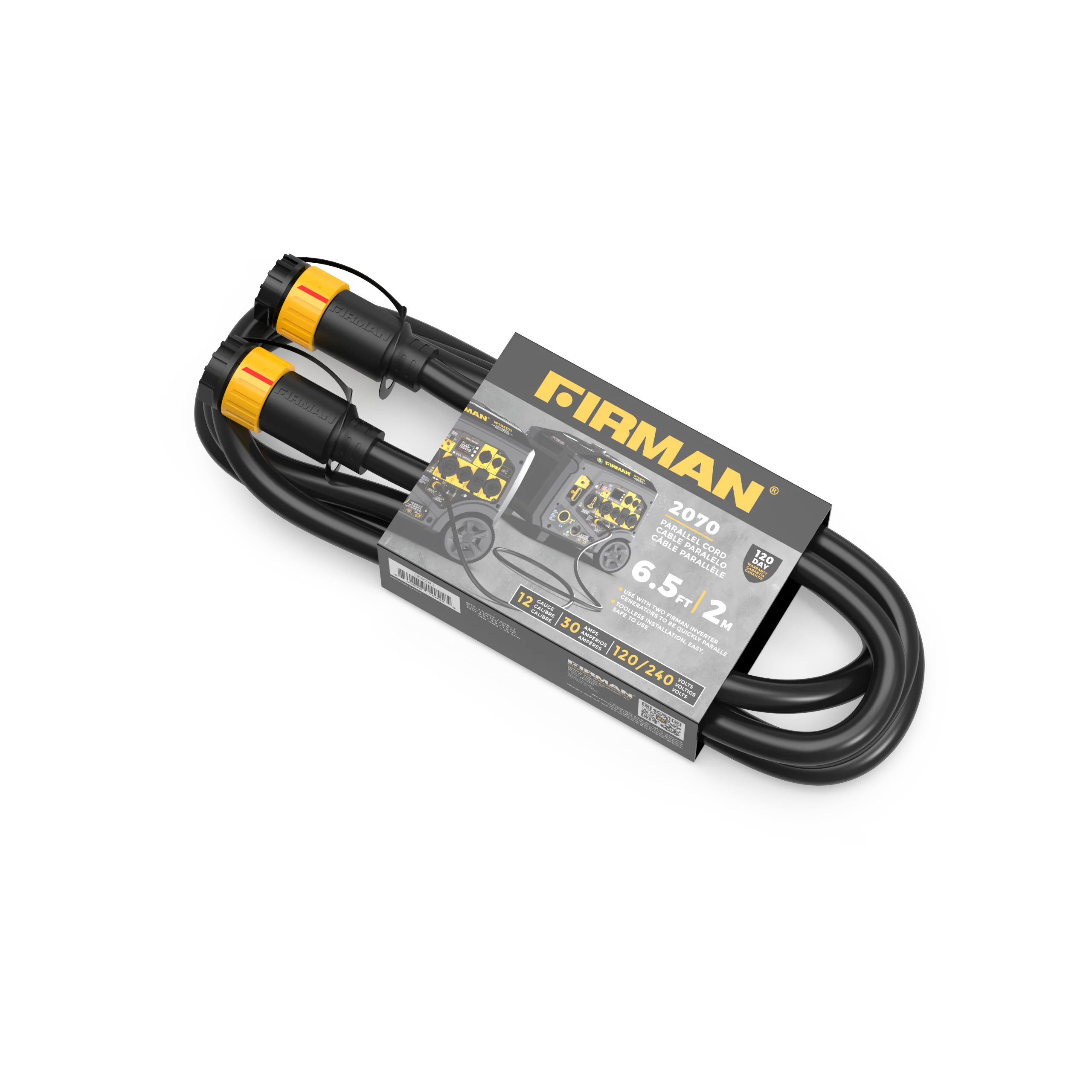 Parallel Cord for over 5000W FIRMAN Portable Inverter Generator 120/240V 7200W