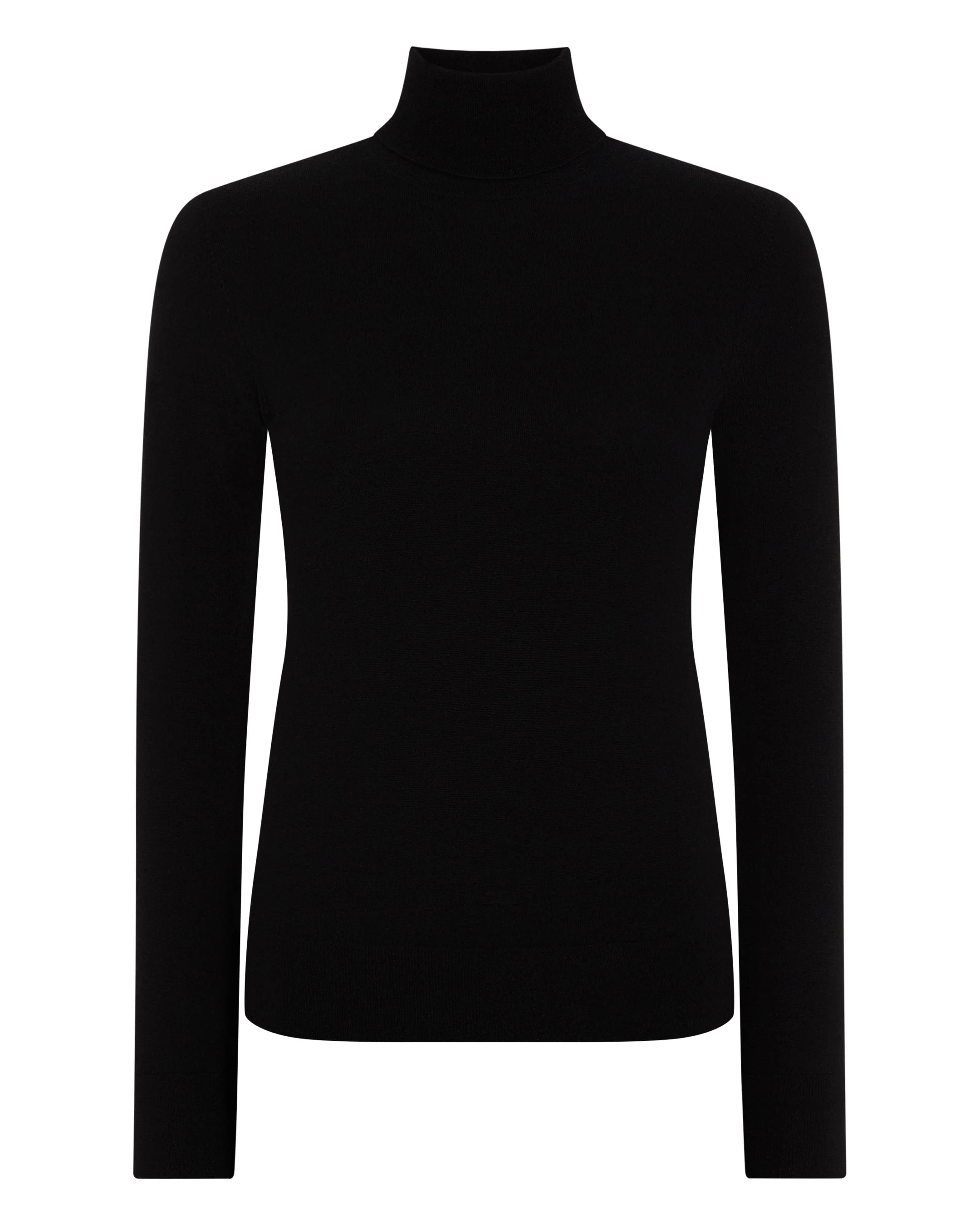Women's Margot Superfine Cashmere Turtle Neck Sweater Black