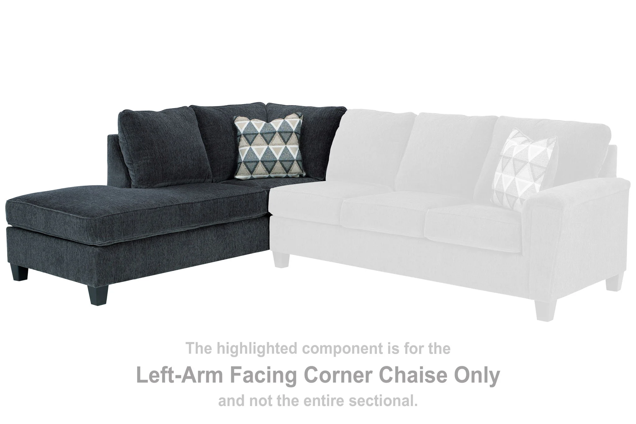 Abinger - LAF Corner Chaise - Smoke