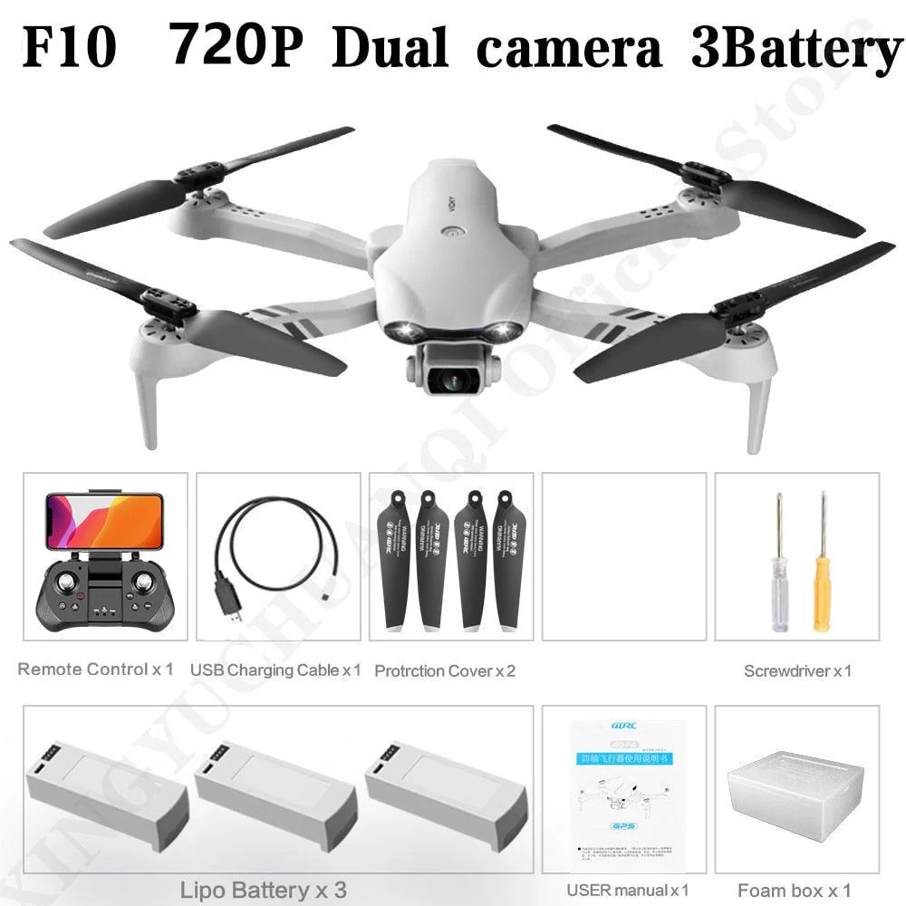 4DRC New 4K HD Dual Camera GPS 5G WIFI Wide Angle FPV Real-time Transmission RC Distance 2km Professional Drone Dron Gift Toys