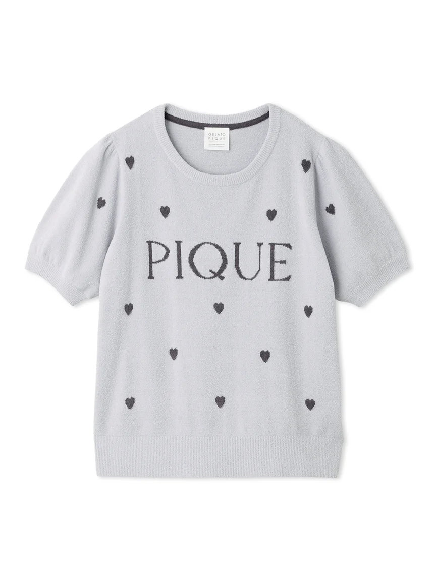 Heart Logo Short-Sleeved Pullover