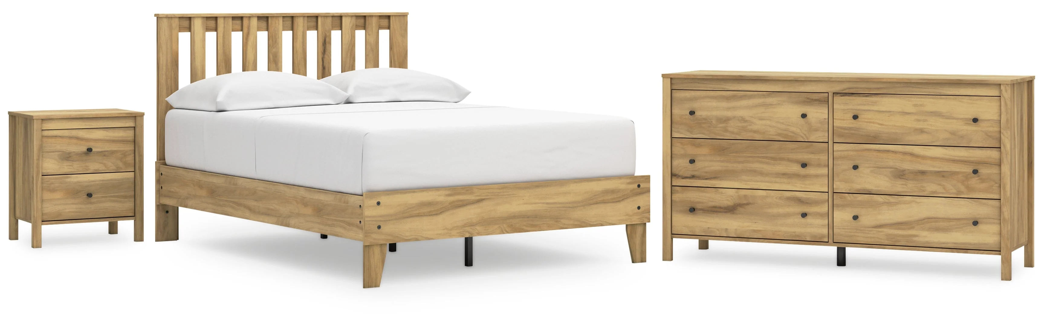 Bermacy Panel Headboard Bedroom Set