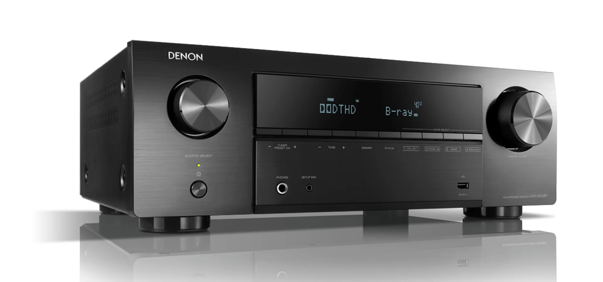 Denon AVR-X550BT 220 volt 5.2 channel Bluetooth av receiver 220v 240 volts 50 hz