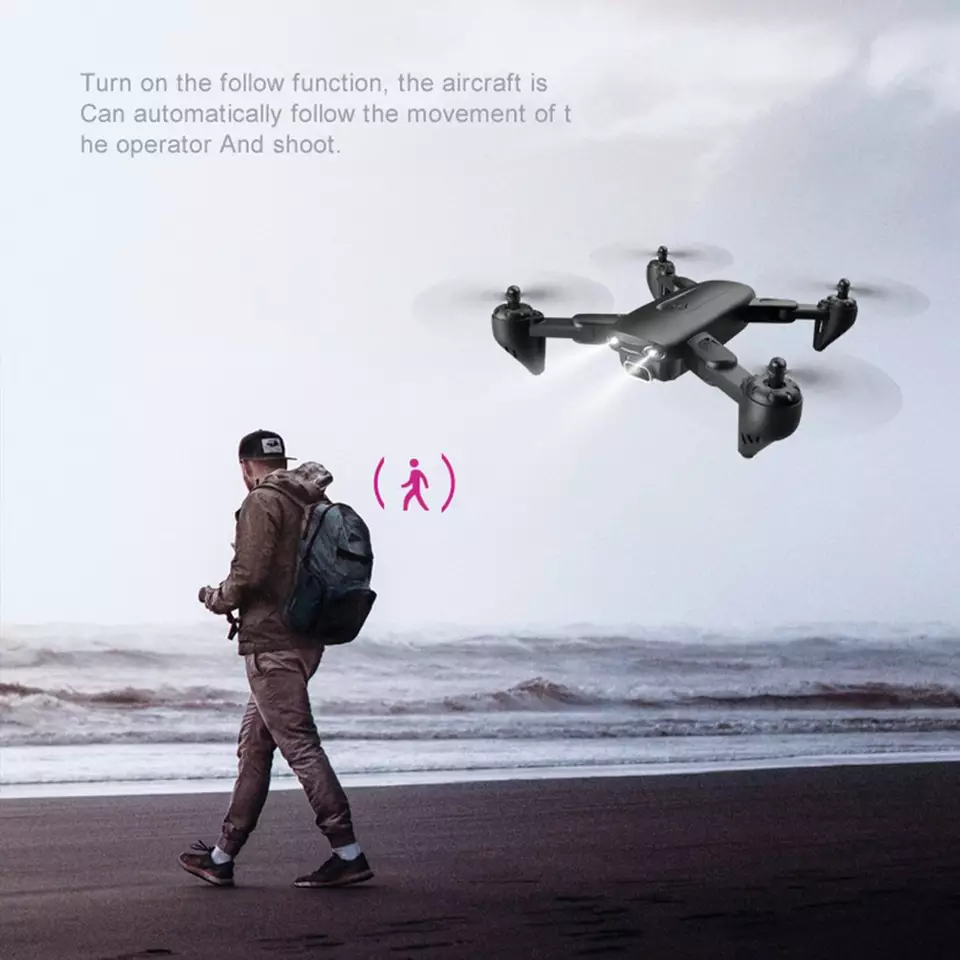 F6 Drone - 4K Camera HD FPV  Follow Me 5G WiFi GPS Professional Drone