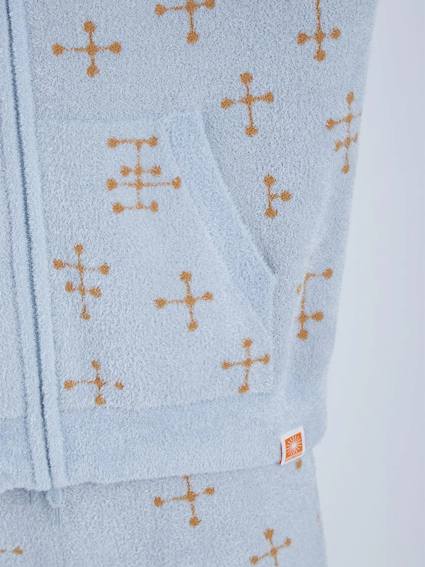 EAMES MENS Smoothie DOT PATTERN Jacquard Parka Hoodie