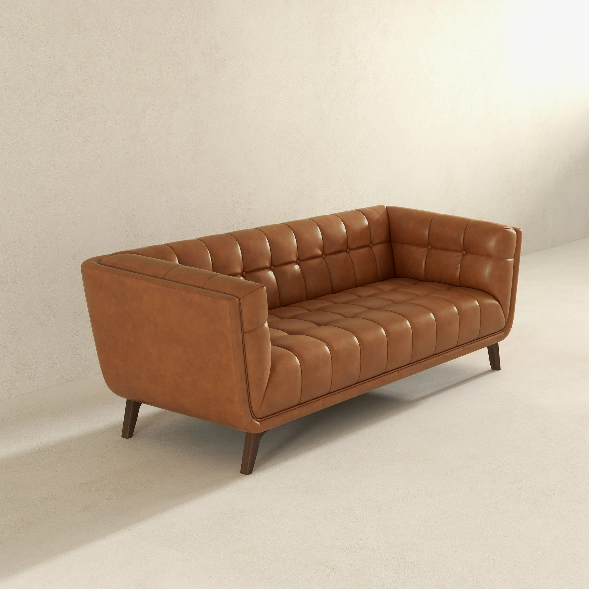 Addison Leather Sofa (84