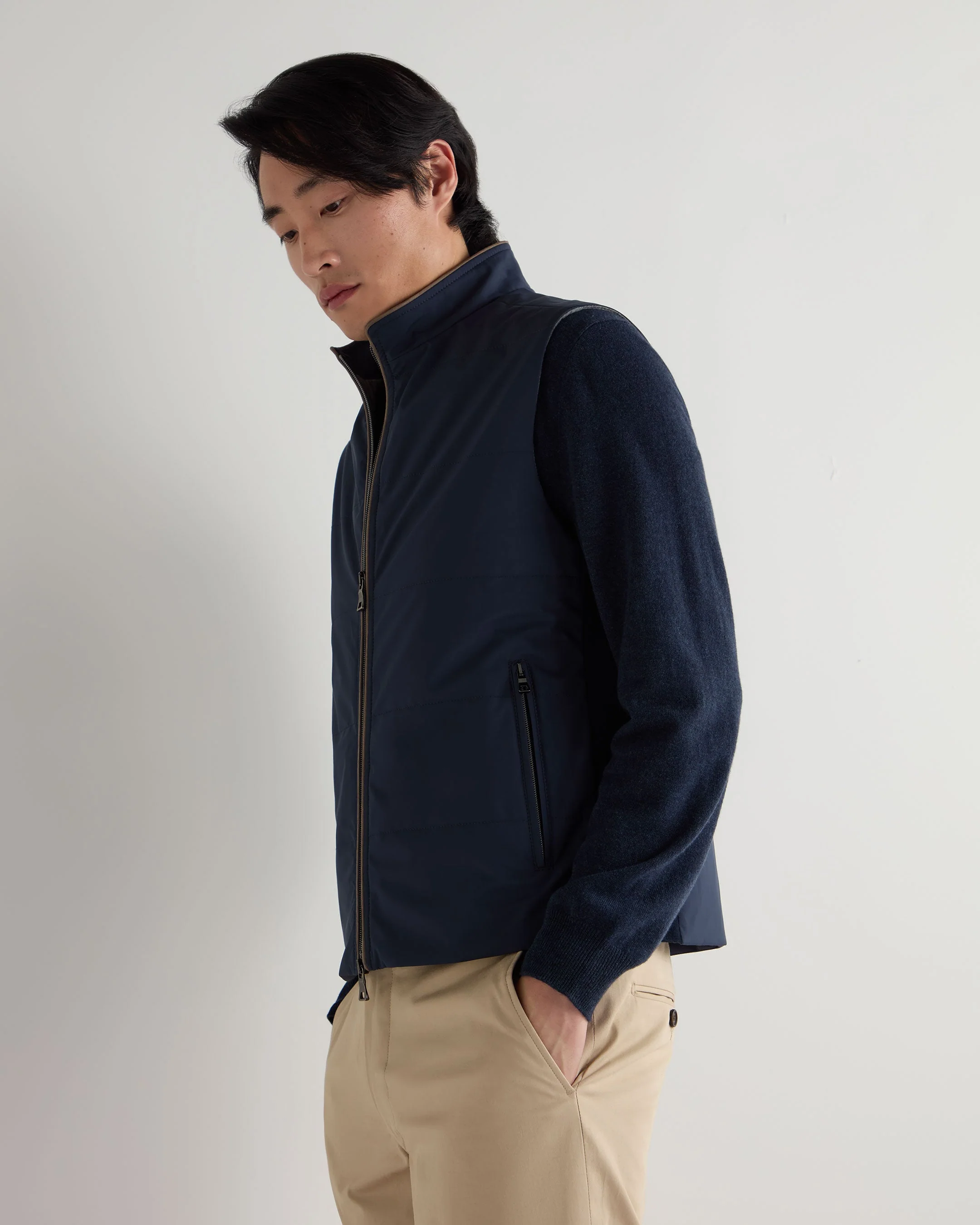 Men's Belgravia Weatherproof Gilet Navy Blue