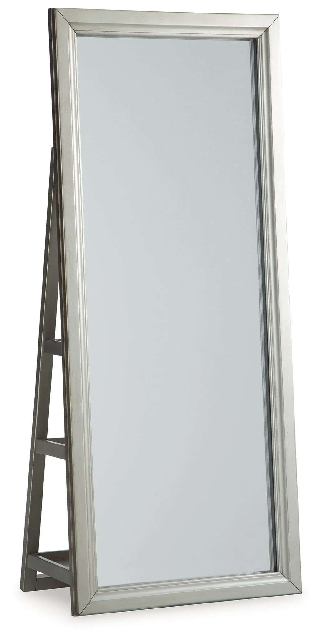Evesen - Floor Standing Mirror With Storage - Champagne