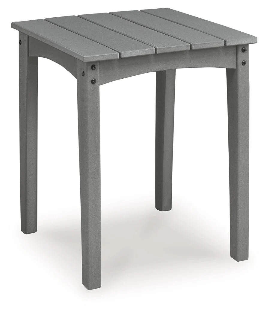 Cove Beach - Square End Table - Gray