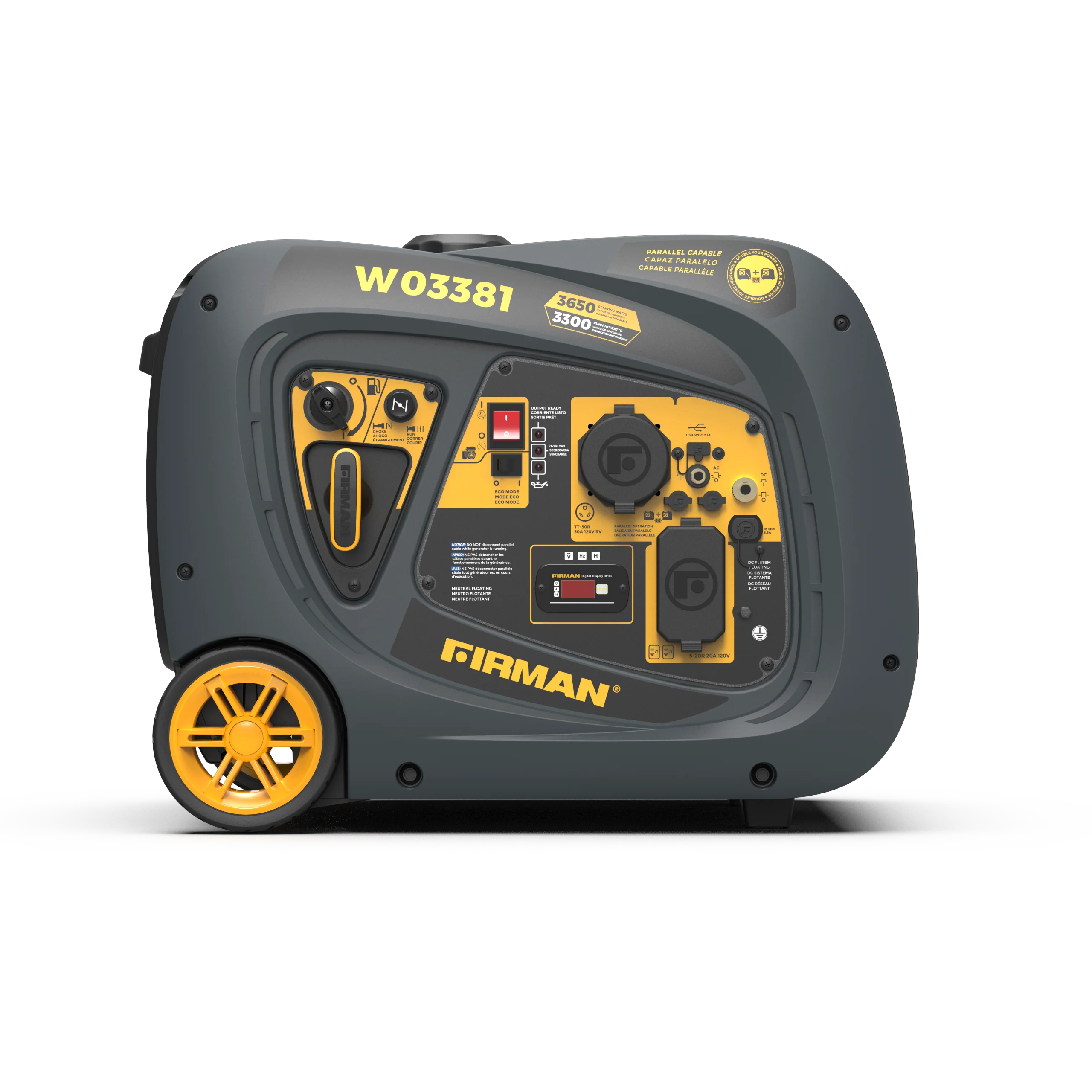 Refurbished Inverter Portable Generator 3650W Recoil Start