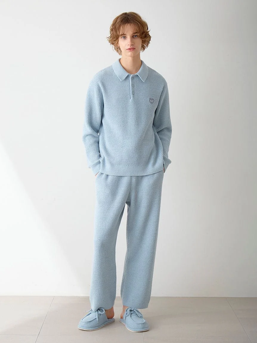 Men's Waffle Heart Sagara Knit Pants