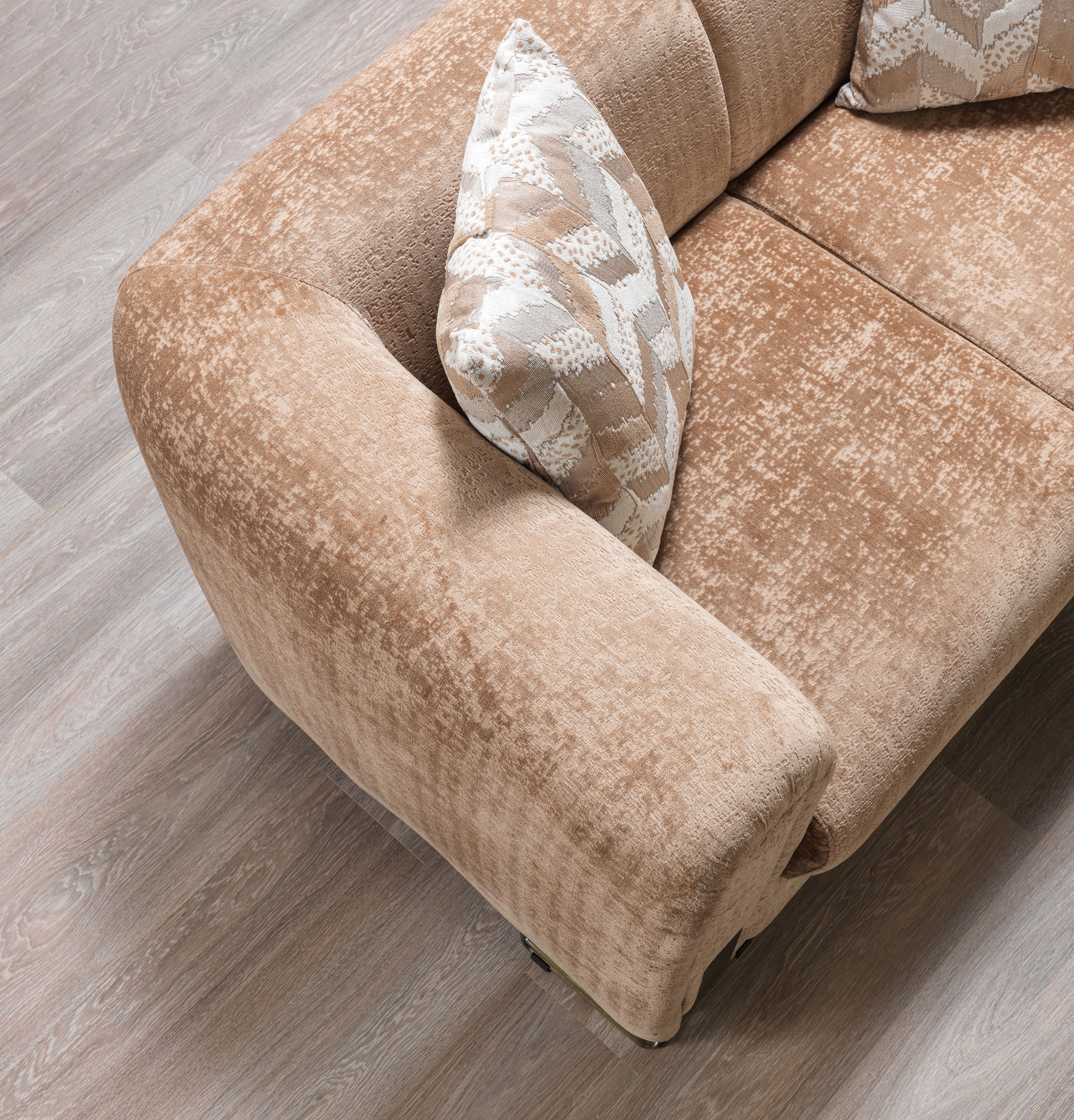 Brenda Coffee  Boucle  Sofa 93