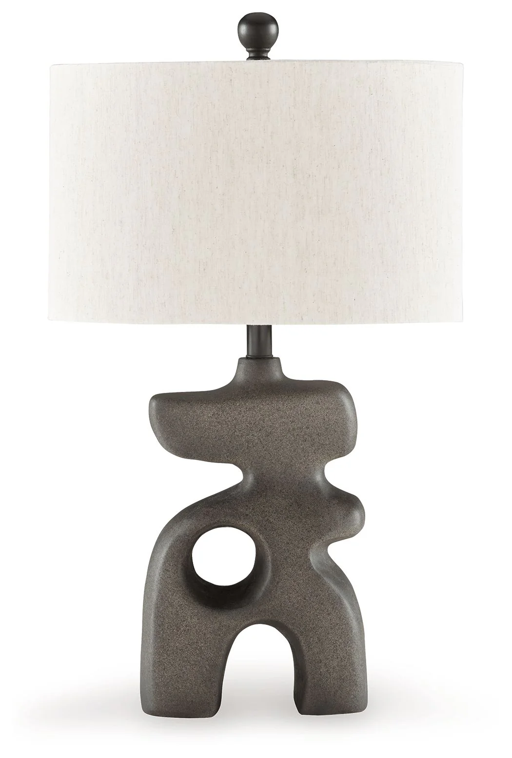 Danacy - Paper Table Lamp - Distressed Black
