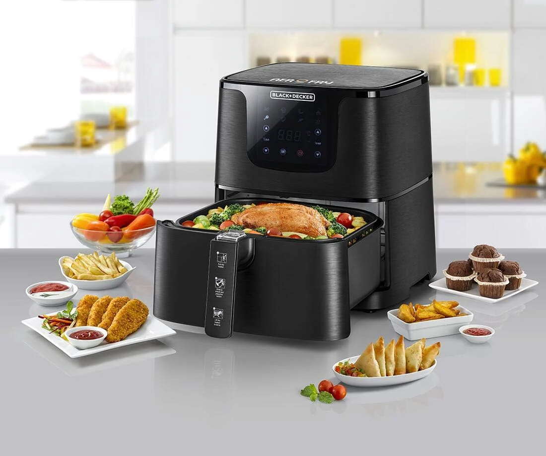 Black & Decker 220 volt 7.5 Liter air fryer oven  AF700-B5 Digital Air Fryer 220v 240 volt 50 hz
