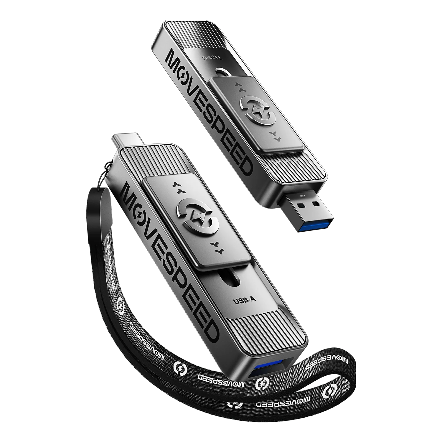 MOVESPEED SP05 & SP10 128GB-2TB 1050MB/s Read/Write Speed, USB 3.2 Gen2+Type C Solid State Flash Drive
