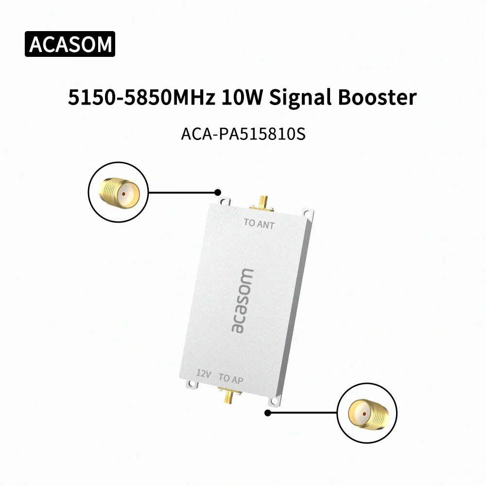 ACASOM 5150-5850MHz 5.2G 5.8G Drone Signal Amplifier Extender Signal Booster