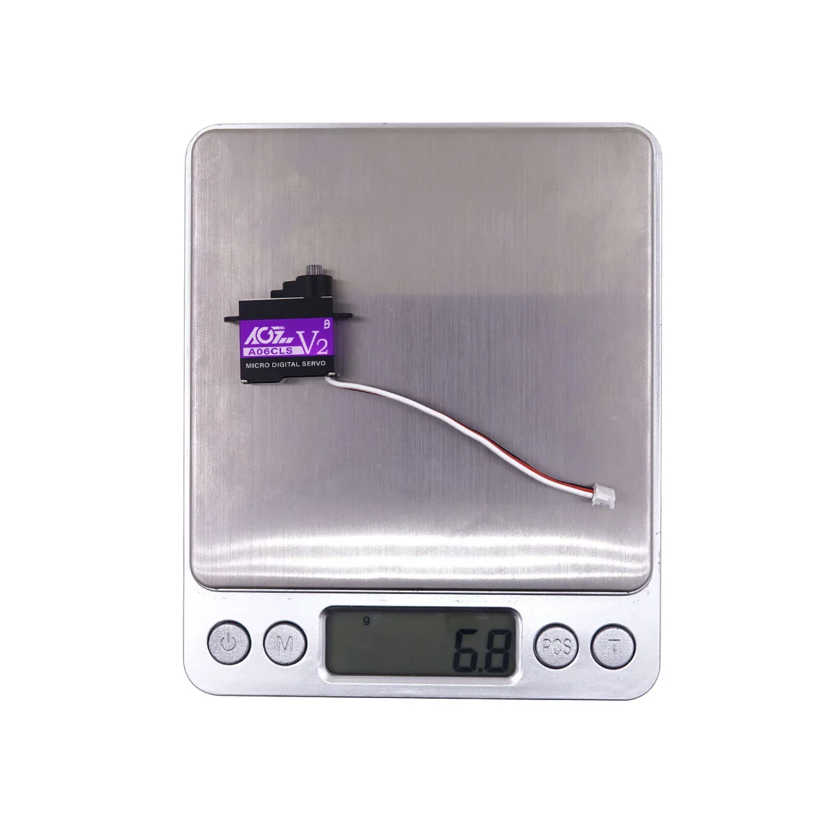 AGFRC A06CLS V2 -  3.0KG 0.052Sec  CNC 20T HV 7g Titanium Gear Super Fast Programmable Micro Servo for Mini Car GLR GLA MRZ Airplane