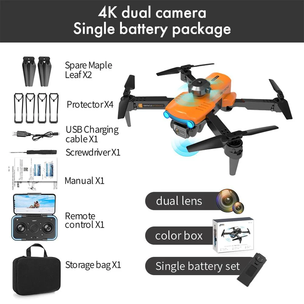 2024 New F187 Pro Drone - 4K HD Dual Camera Fixed Height Obstacle Avoidance 2.4Ghz Wifi Fpv Foldable Quadcopter RC Dron Toys Gifts