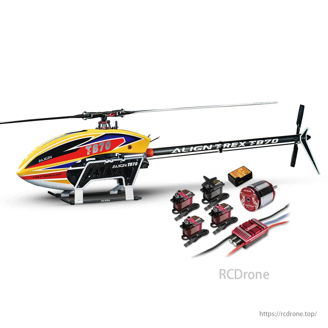 Align T-REX TB70 V2 RC Helicopter Kit / Super / Top Combo