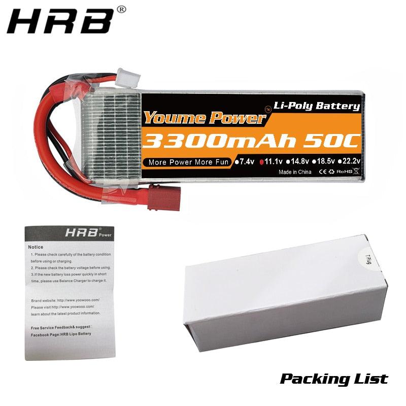 2PCS Youme Lipo 2S 3S 4S 5200mah 6200mah Battery - T Deans EC5 XT60 3S 11.1V 2S 7.4V 4S 14.8V 6S 22.2V RC Car Drone FPV Helicopter Airplane Toys Parts