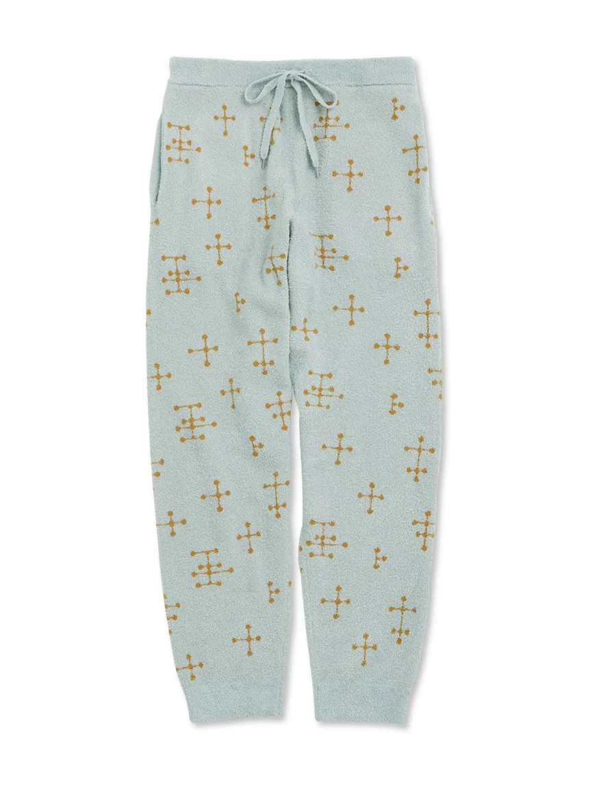 EAMES MENS Smoothie Jacquard Fluffy Long Pants