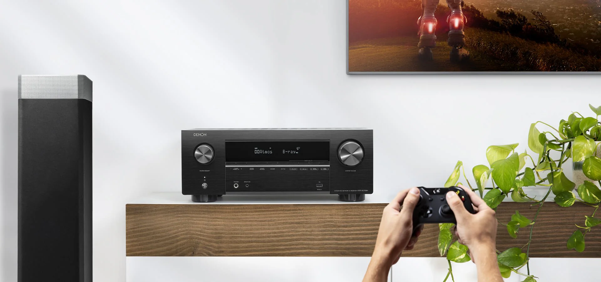 Denon AVC-X2700H 220 volt AV Receiver amplifier 7.2 Channel 8k bluetooth HEOS 220v 240 volt