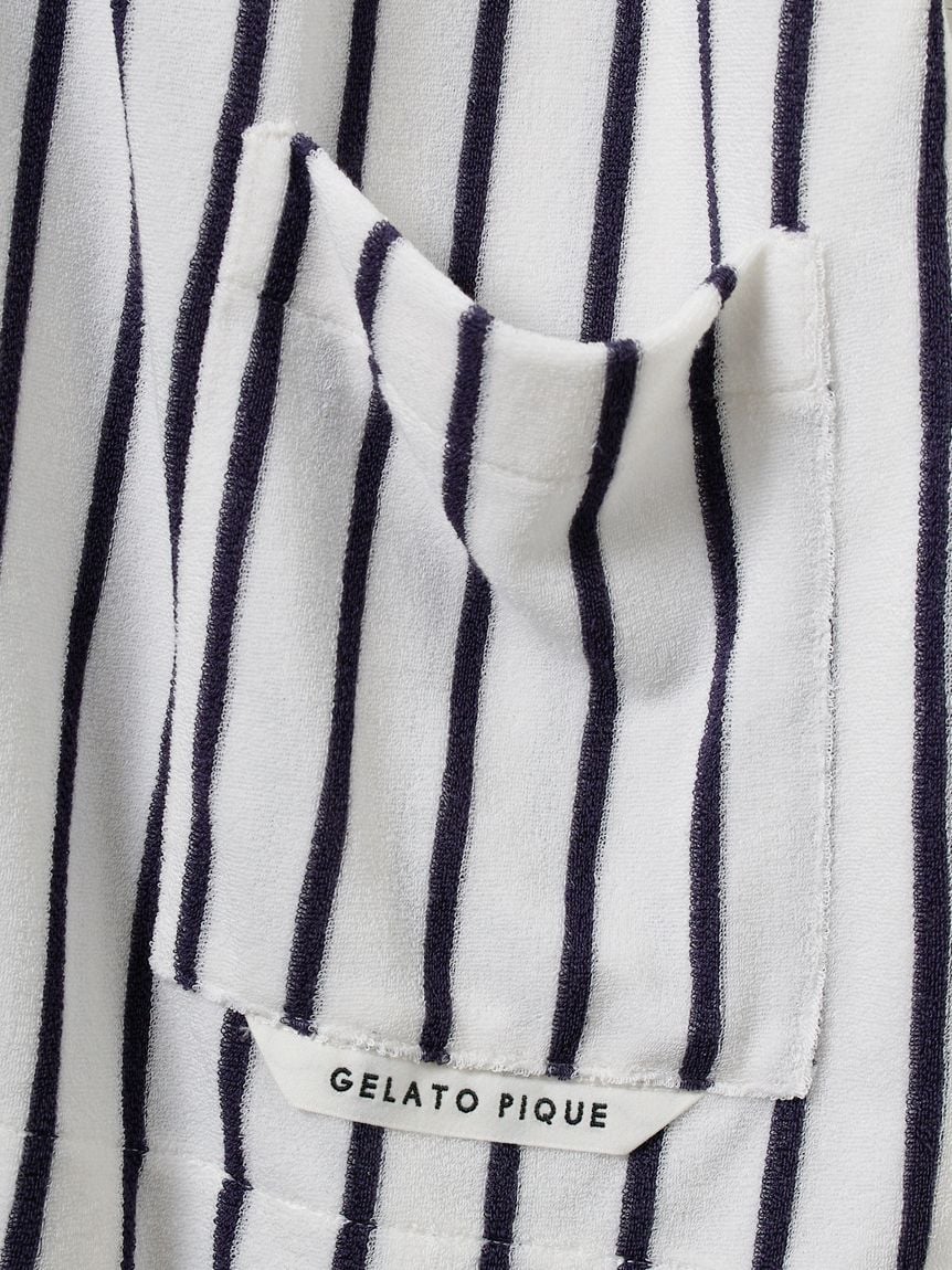 MEN's Cool-Touch Striped Pile Shirt