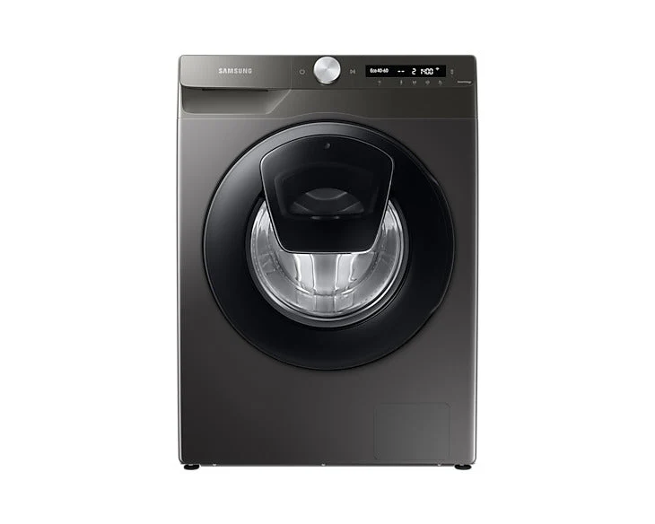Samsung 220 volt washer front load silver 9 KG with ADD WASH WW90T55/220V/S1GR Silver Graphite Steam Wash Inverter 220v 240 volts 50 hz