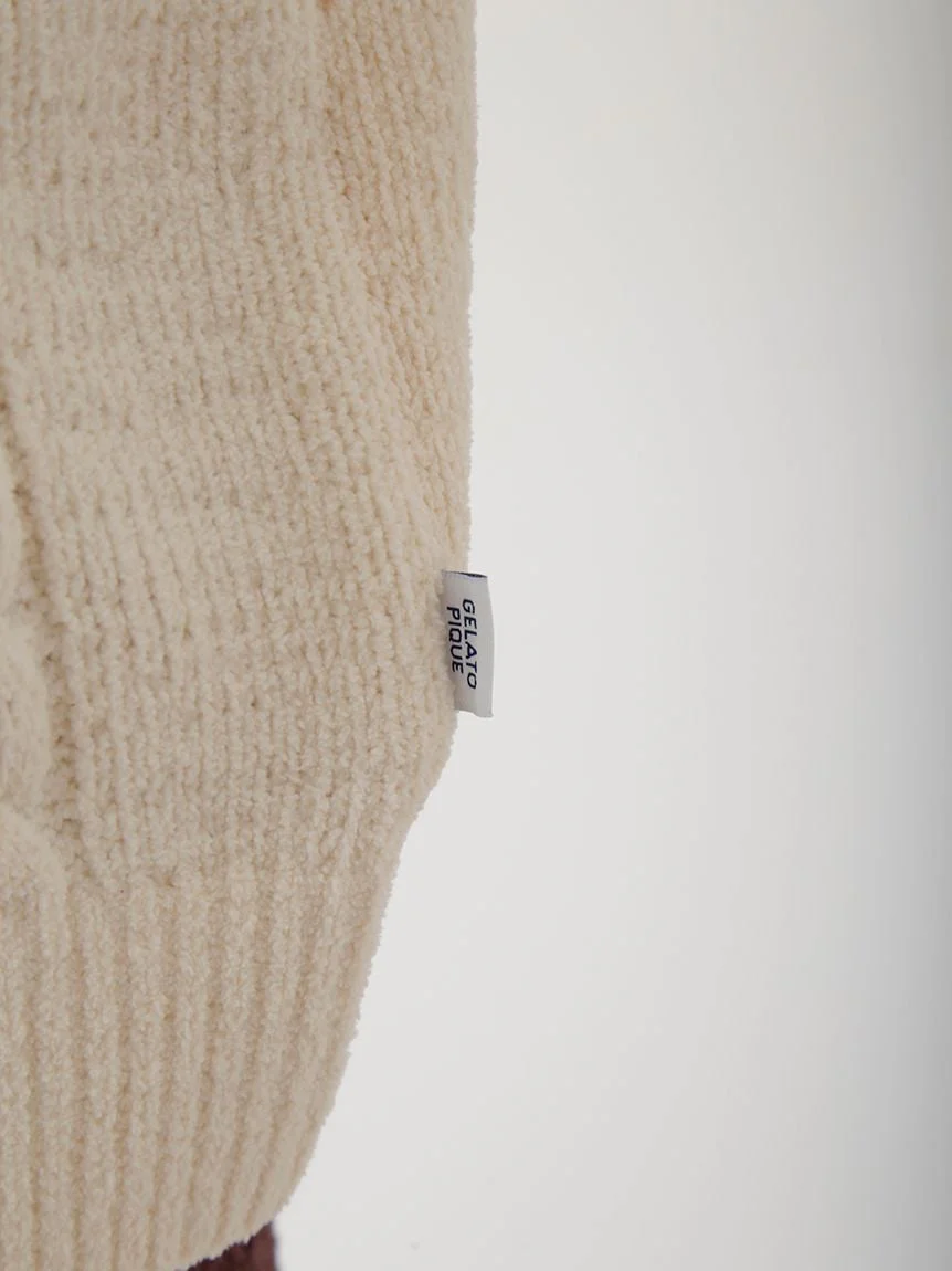 Men's Aran Rope Embroidery Logo Pullover