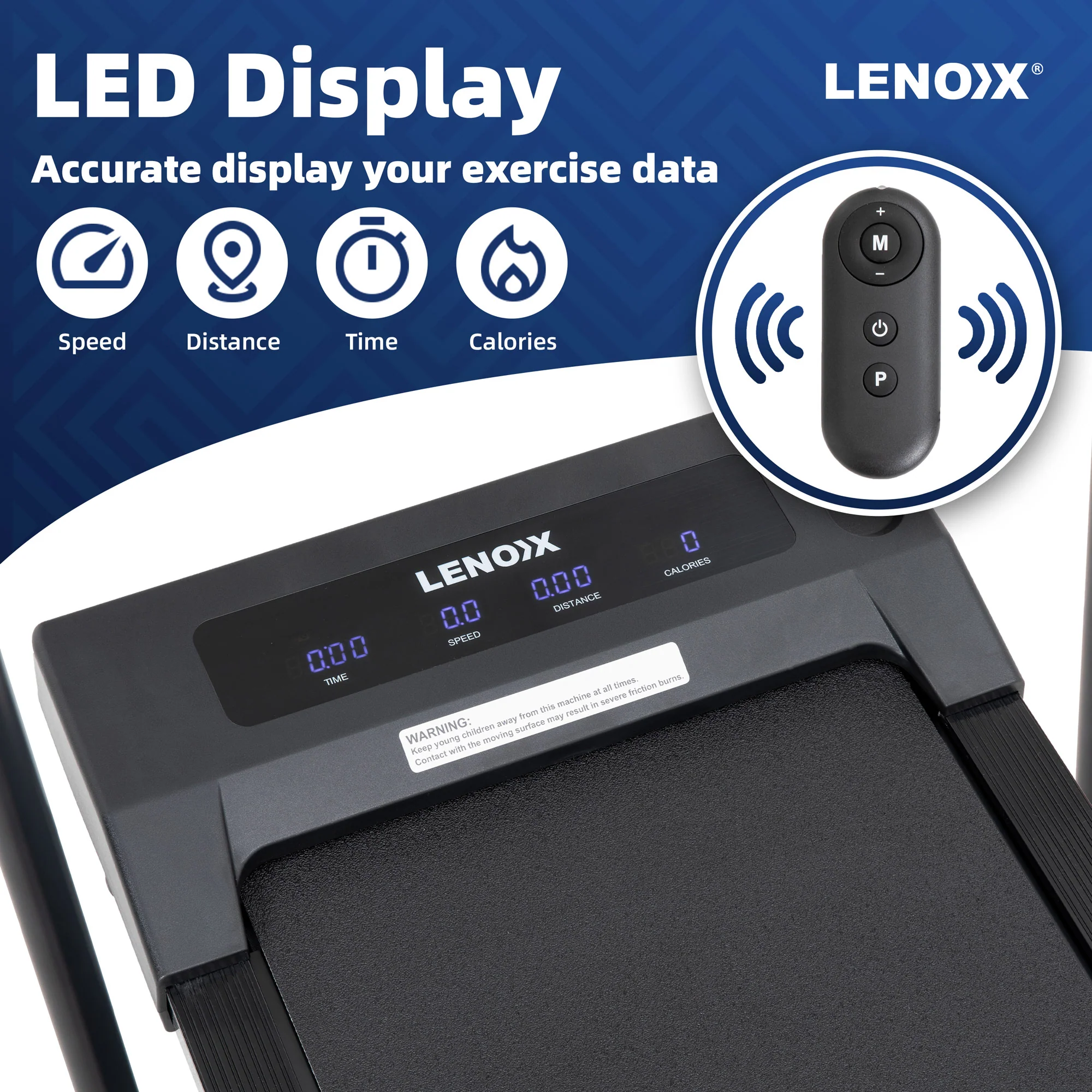 2HP Walking Pad Treadmill w/ Remote, Foldable Handrail, and Tablet Holder