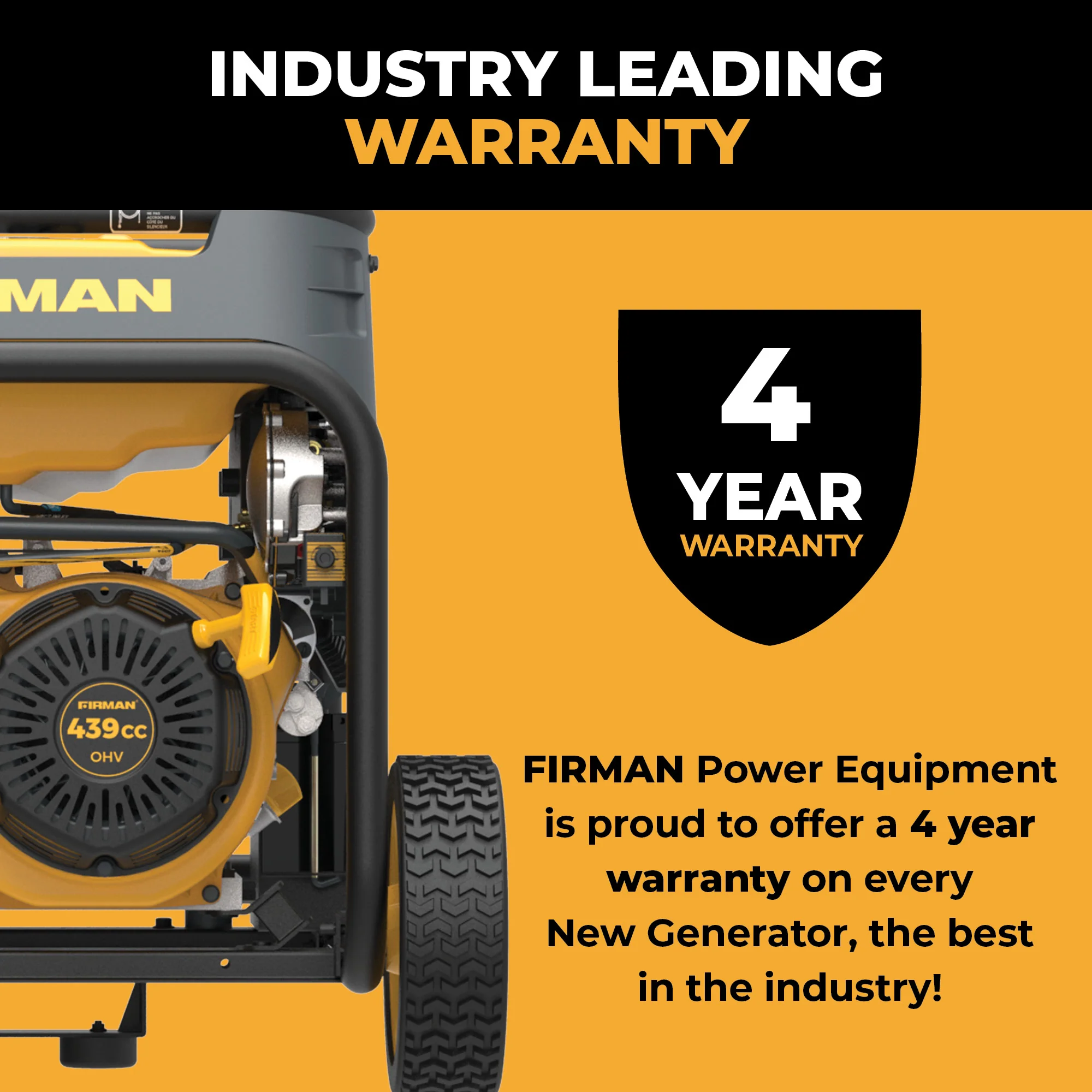 Dual Fuel Portable Generator 9400W Electric Start 120/240V with CO Alert