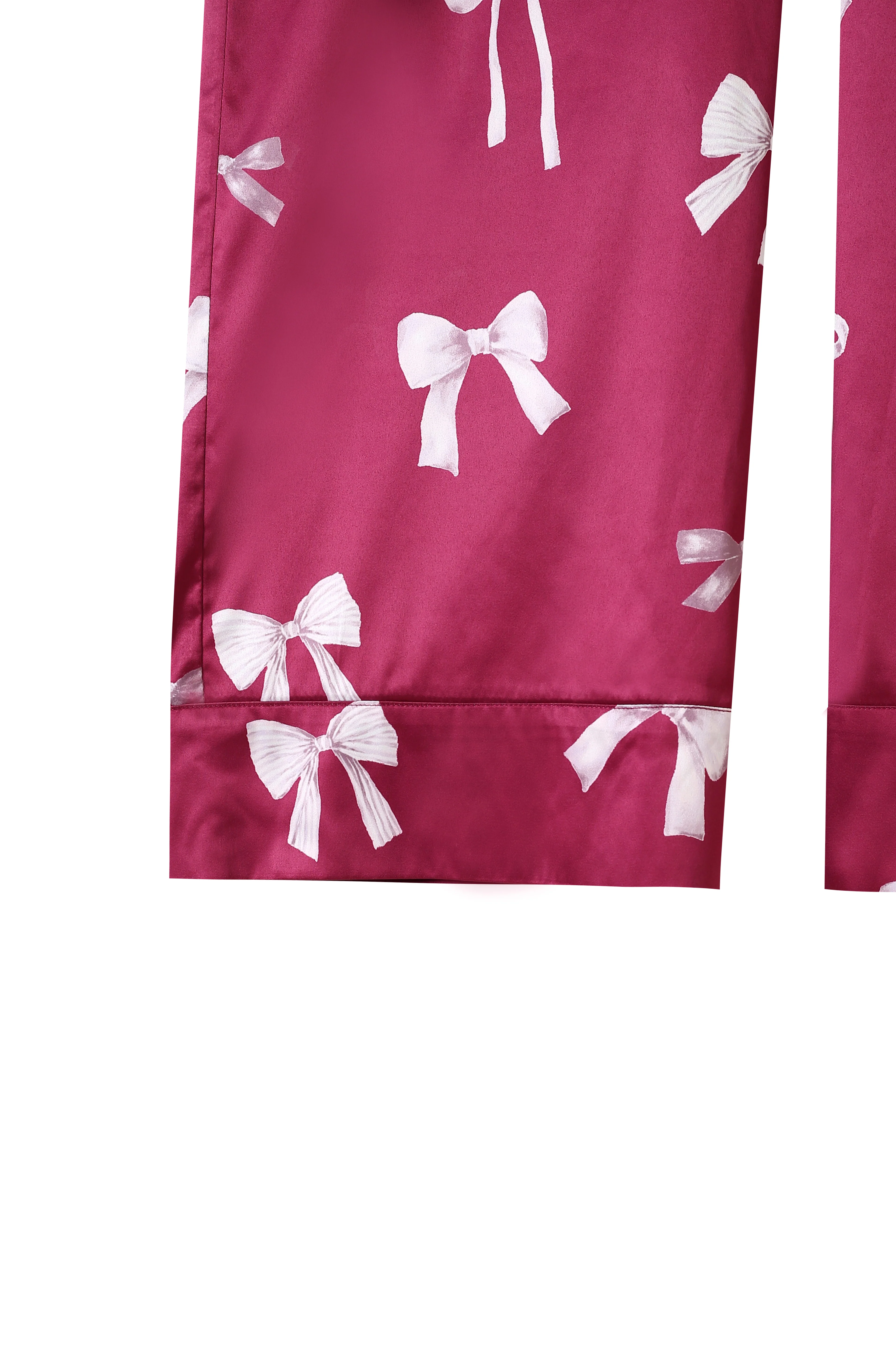 Ribbon Shirt & Long Pants Set