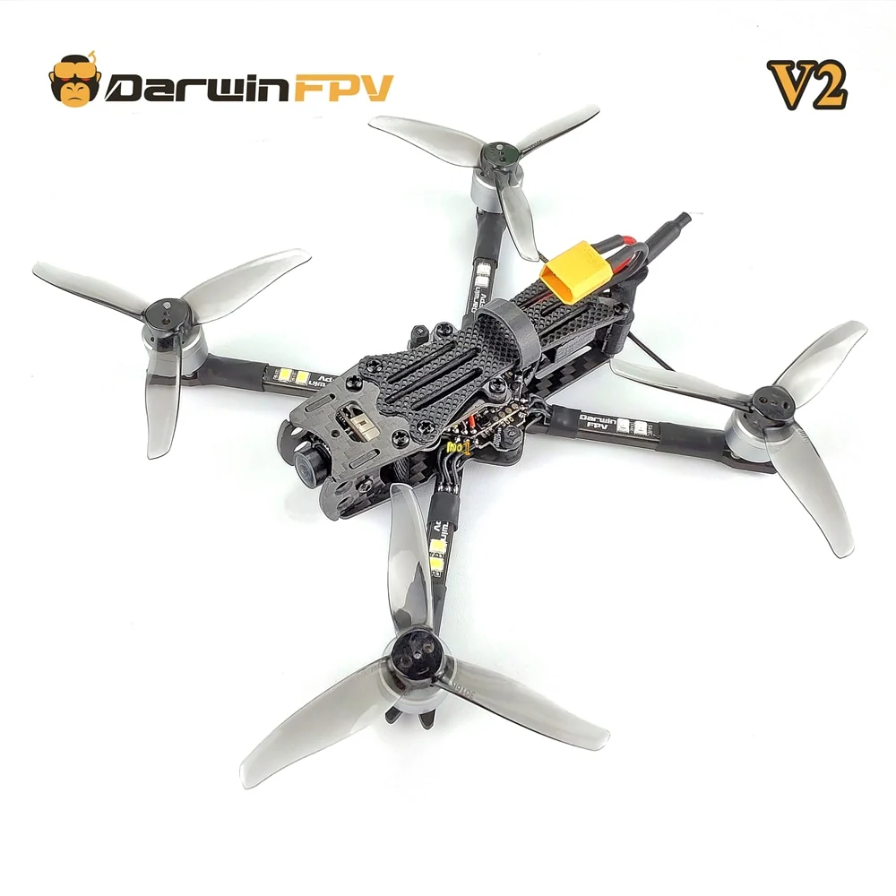 DarwinFPV Baby Ape/Pro/V2 FPV Drone - Flight Control Quadcopters 142mm 3 Inch F4 OSD 15A AIO BLHeli_S Dshot600 40CH 200mW 700TVL