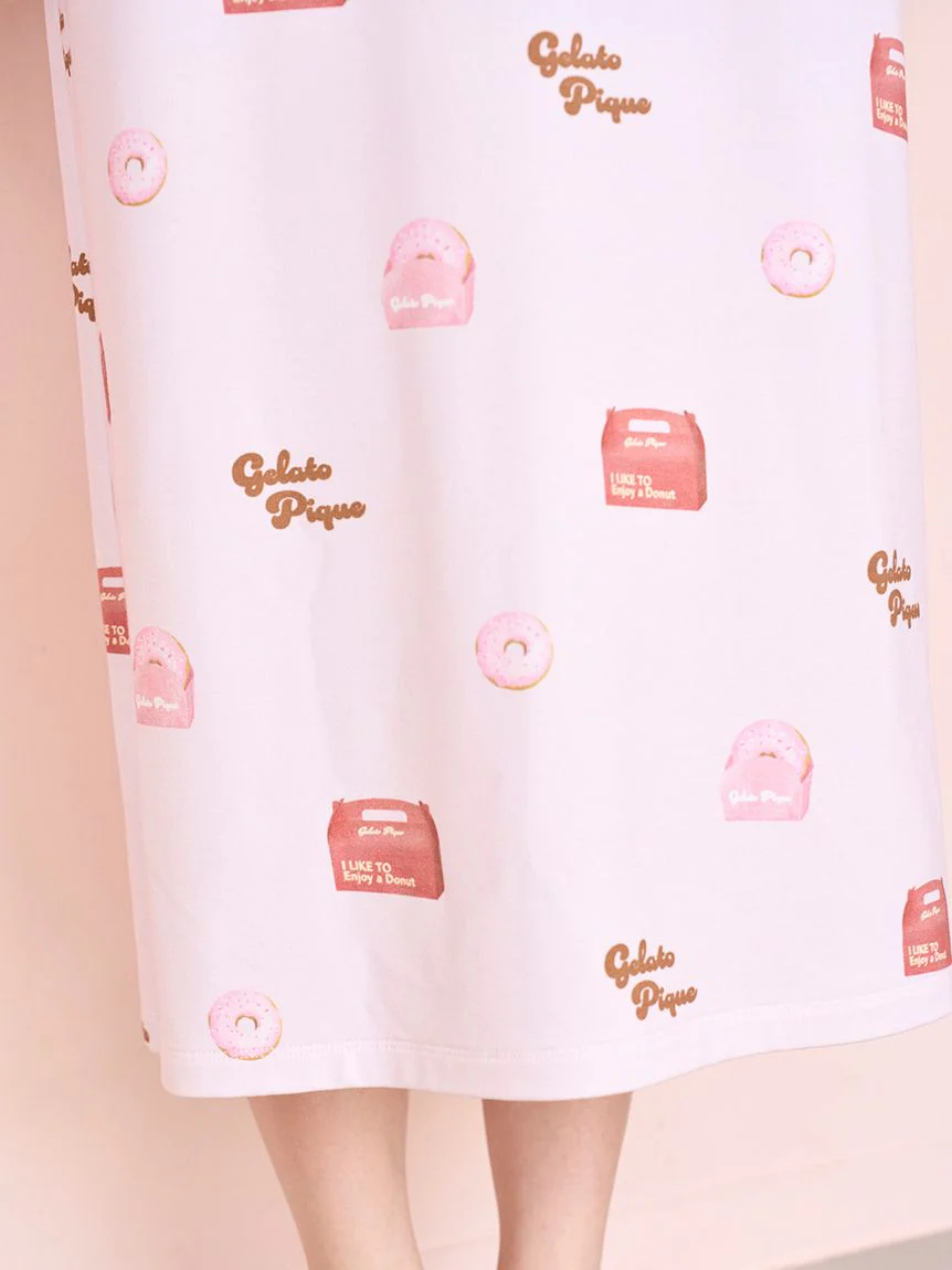 Donut Print Dress