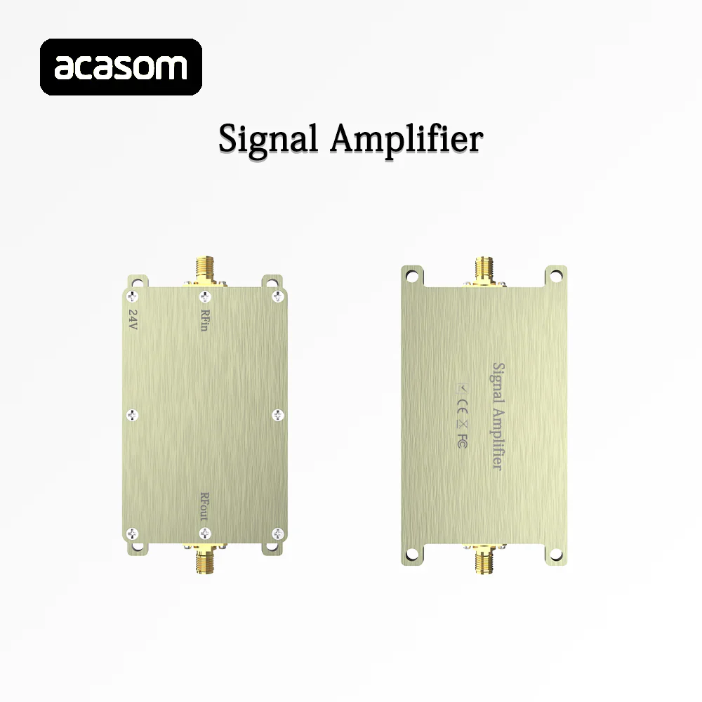 ACASOM 1.4GHz Drone Signal Amplifier - 10W 20W 40W 50W 100W RF High Power Amplifiers Wireless Signal Extender