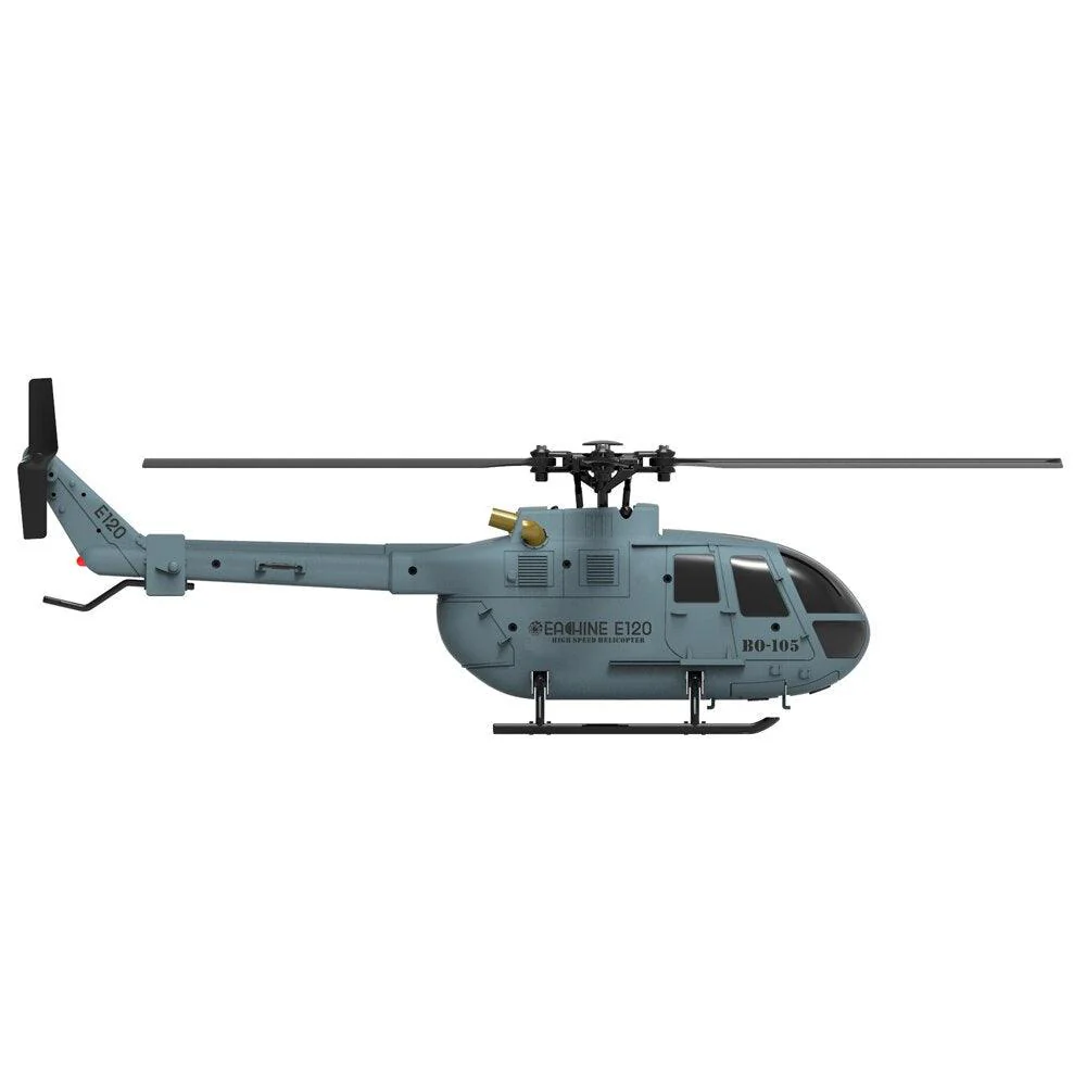 Eachine E120 RC Helicopter - 2.4G 4CH 6-Axis Gyro Optical Flow Localization Flybarless Scale Helicopter