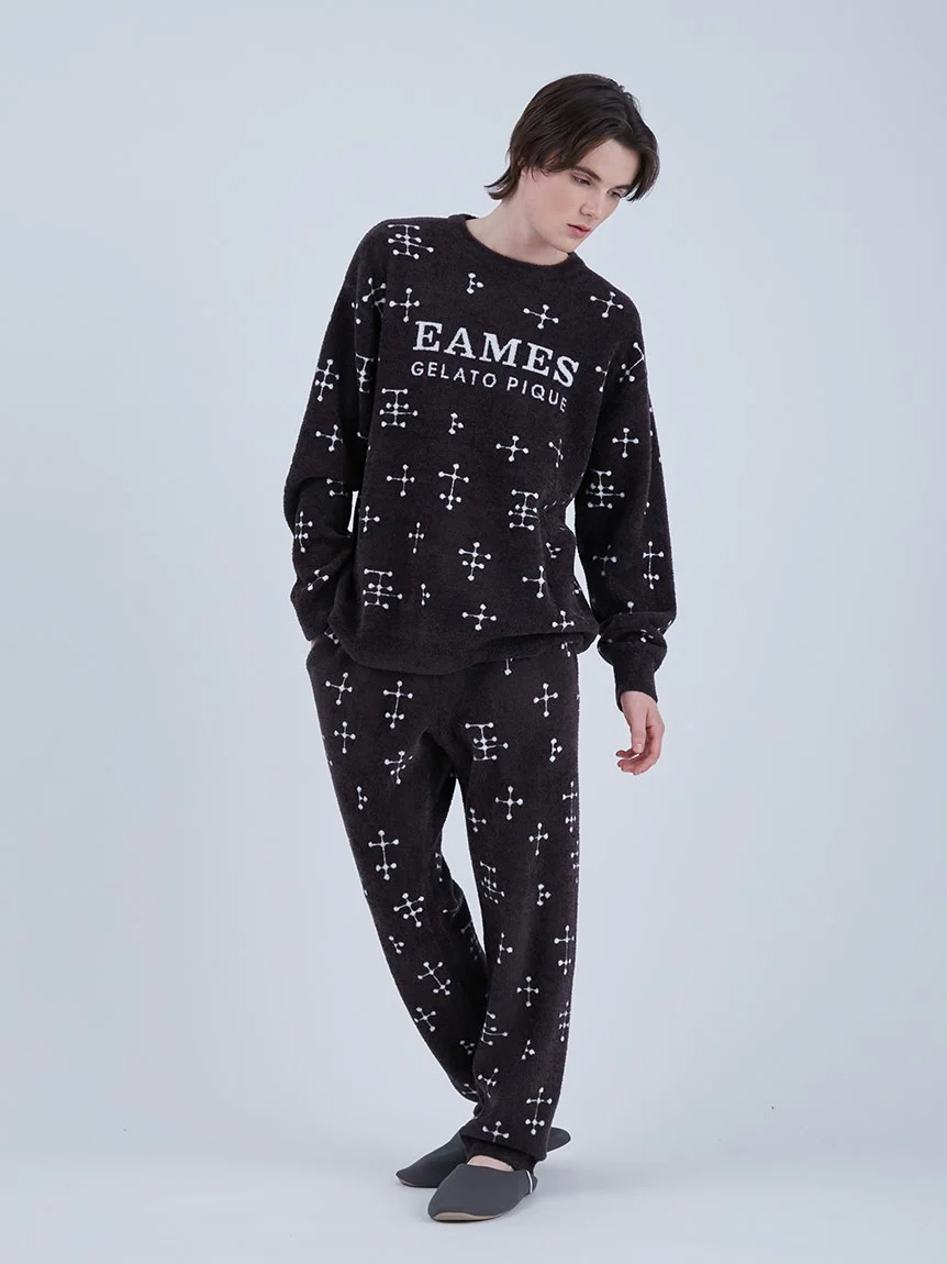 EAMES MENS Smoothie Jacquard Fluffy Long Pants