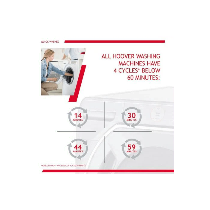 Hoover 220 volt Washer H3W4105TE220v 10KG Front Load Washer 220v 240 volts 50 hz